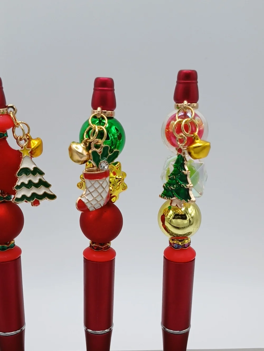 Festive Christmas Charm Pen Set